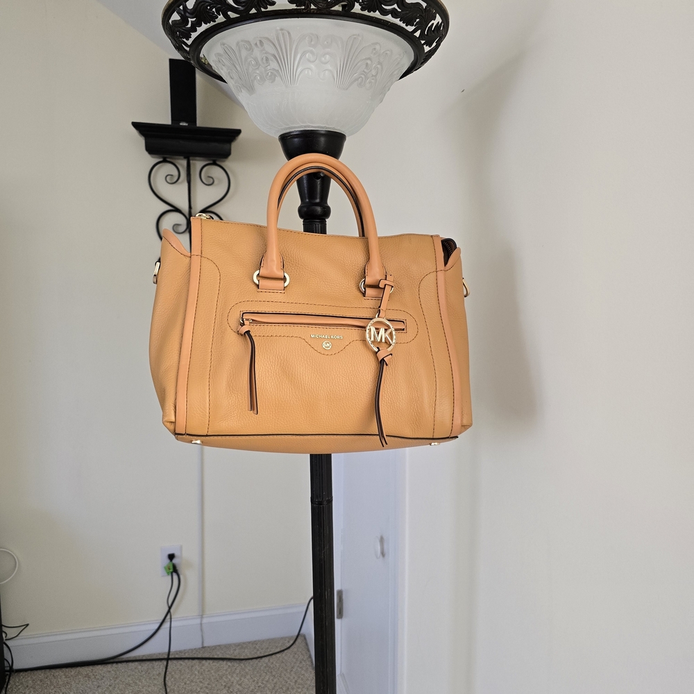 Michael Kors Tan Leather Satchel